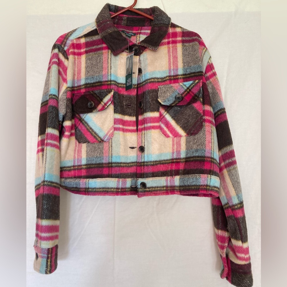 Wild fable cropped jacket large